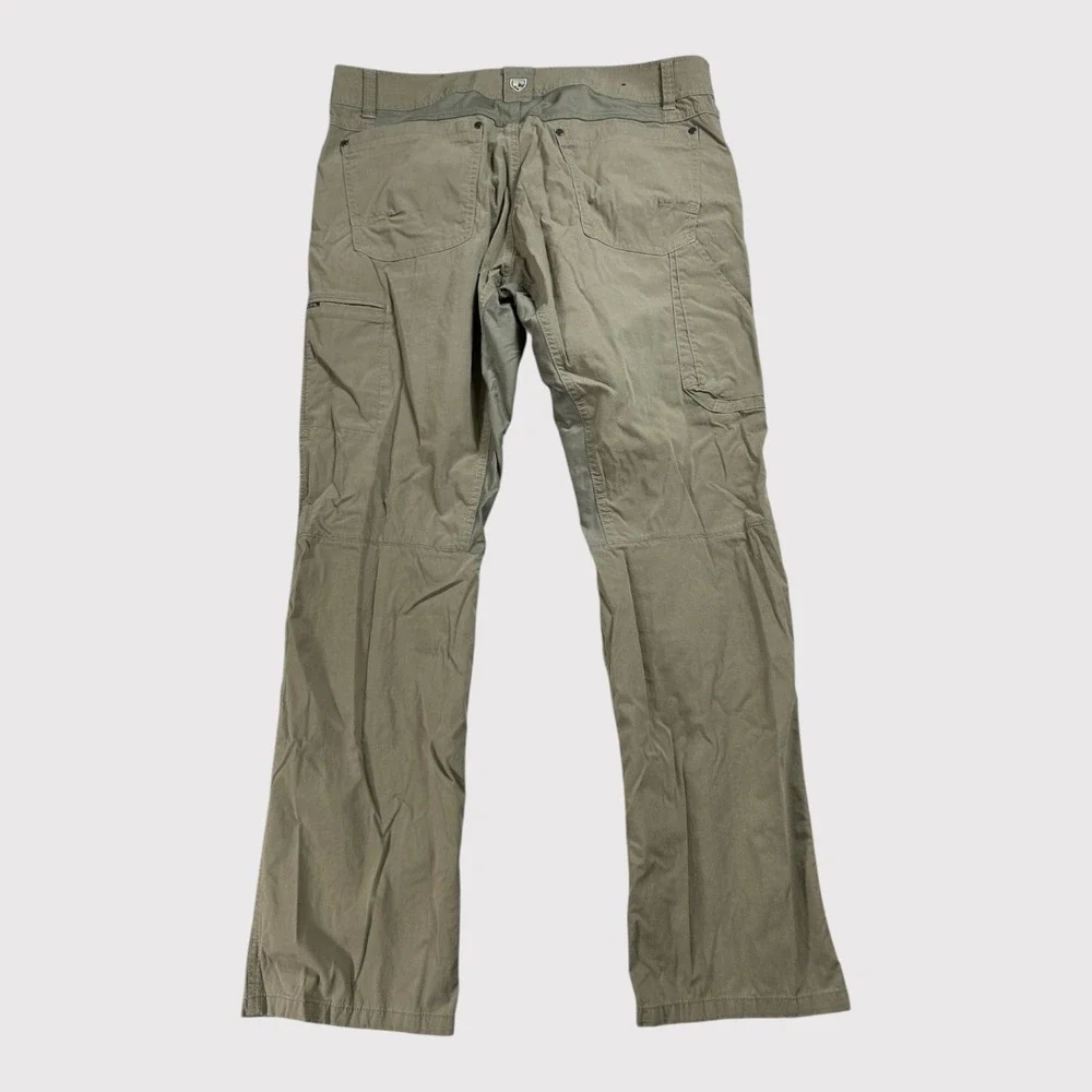 Kuhl Radikl Pants Mens 36x31 Breen Khaki Hiking Trekking Technical Stretch STAIN